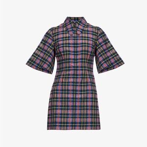 Ganni check dress